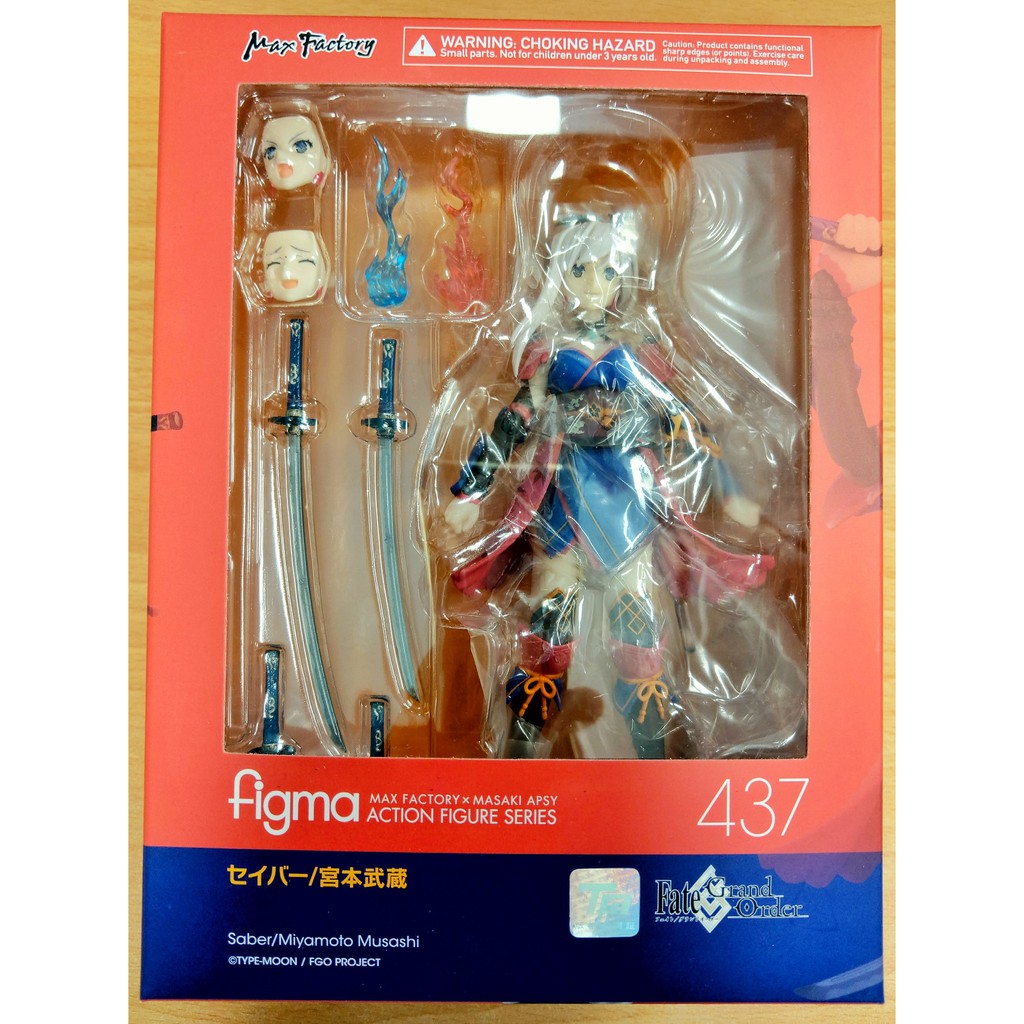 【代理版】現貨 MF Figma Fate FGO 宮本武藏 Saber Max Factory 437