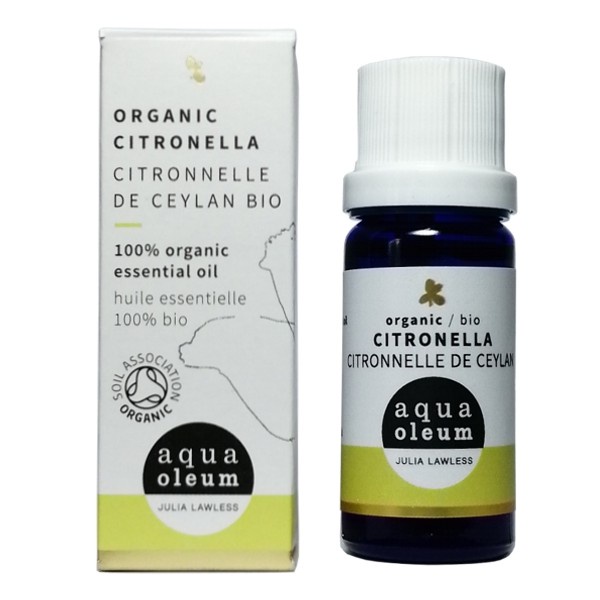 AO 有機香茅純精油 10ml。Citronella Organic。Aqua Oleum 英國原裝