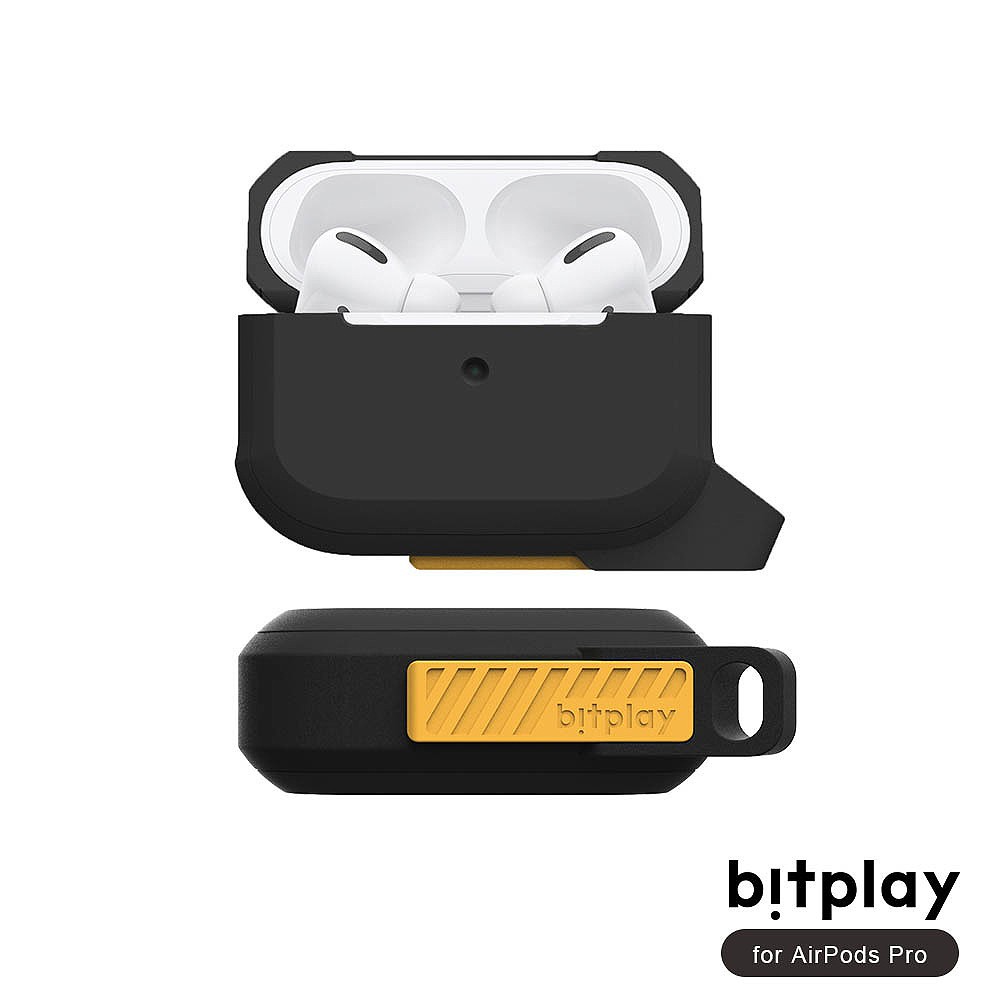 bitplay AirPods Pro 矽膠抗震機能撞色全方位保護套(附可拆掛鉤) 現貨 廠商直送