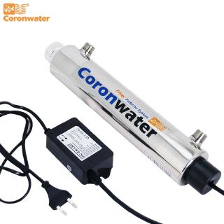 Coronwater SS304 2 GPM 紫外線消毒器消毒系統 CE,用於淨水的 RoHS