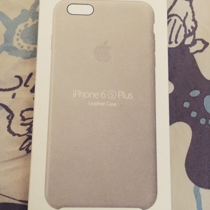 iPhone 6s Plus 原廠皮革護套玫瑰灰Leather case