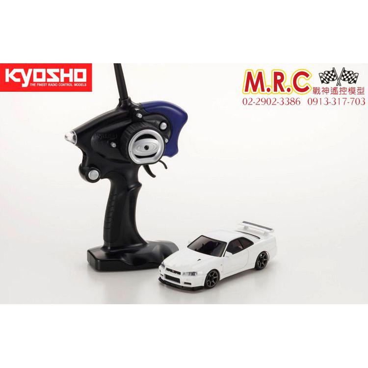 MRC戰神遙控 (售完)KYOSHO MINI-Z AWD MA020 SPORT套組 GTR34(32132W)甩尾車