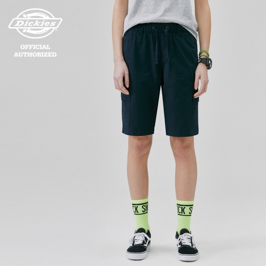 【DICKIES】韓國限定 DSP2UPCH835 CARGO STRING SHORTS 口袋短褲 (深藍) 化學原宿