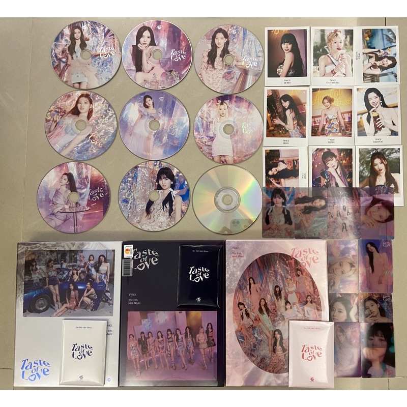 Twice 迷你十輯taste Of Love 空專預購禮海報五大預購禮新娜拉特典 蝦皮購物