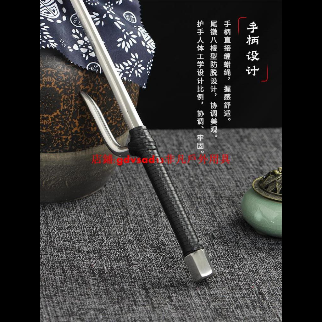 骨董　六角形の古い十手　武士　十手持ち　武具　甲冑　長期保管現状品 骨董 六角形の古い十手 武士 十手持ち 武具 甲冑 長期保管現状品