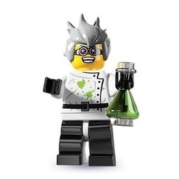 樂高 Lego 8804 第4代人偶 16號 瘋狂科學家 Crazy Scientist