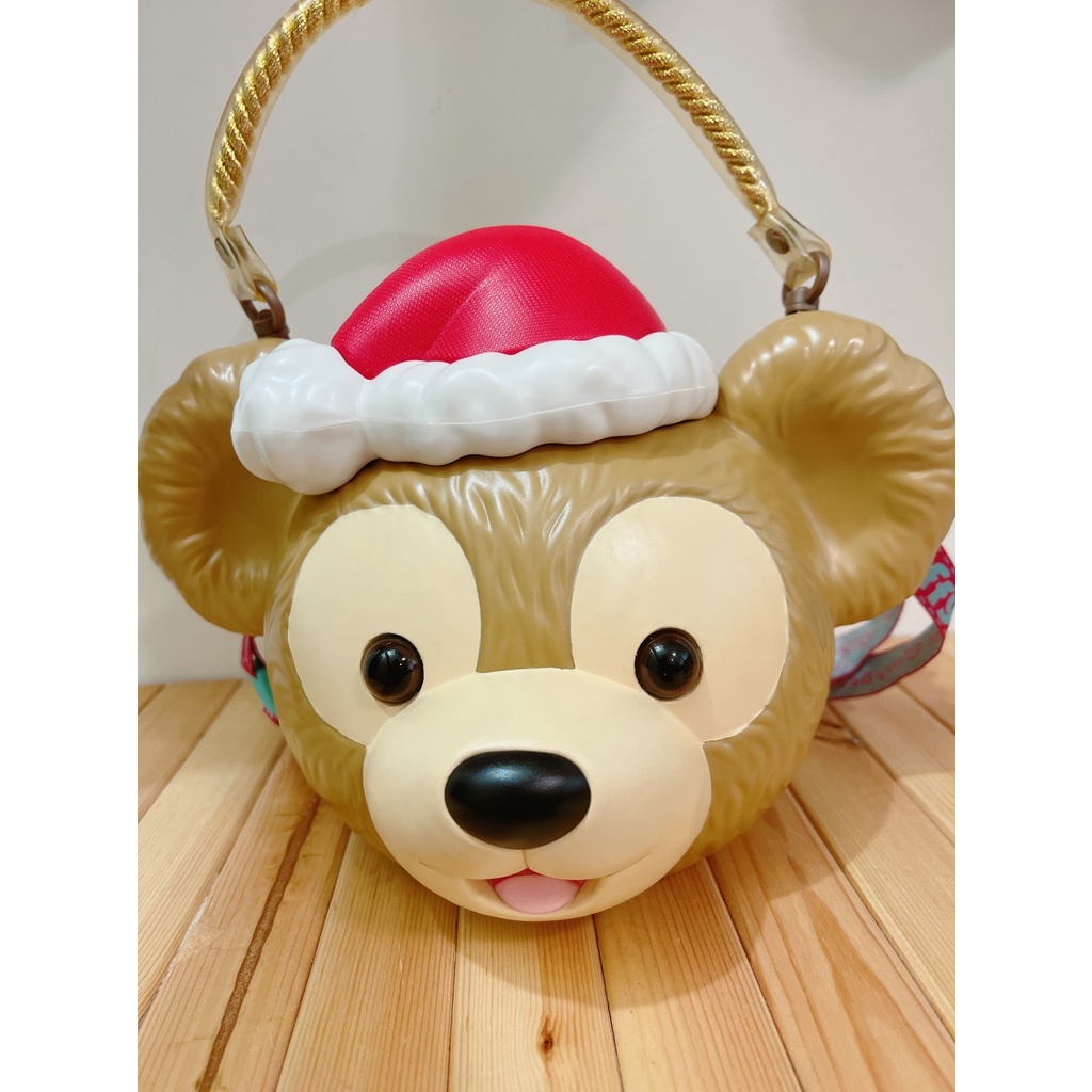 絕版  聖誕節 聖誕帽 達菲 大頭 爆米花桶 Duffy  熊 東京迪士尼海洋樂園 日本 disney 海洋 sea