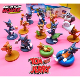 絕版 Tom & Jerry 湯姆與傑利 貓跟老鼠 湯姆貓 傑利鼠 玩具 公仔 擺件 場景 貓抓老鼠 老玩具 扭蛋 #0