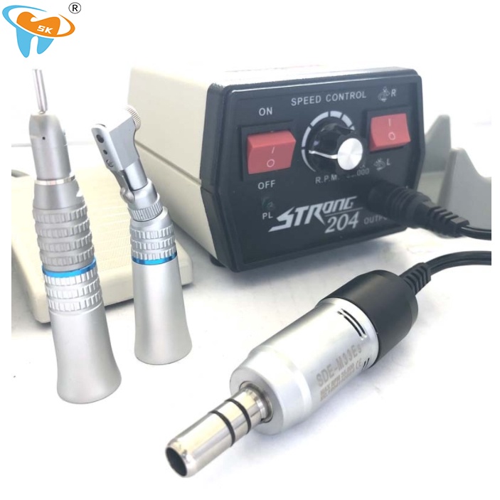 Micromotor 204 牙科手機手柄微型電機拋光機用於實驗室指甲寶石翡翠木首飾牙齒護理