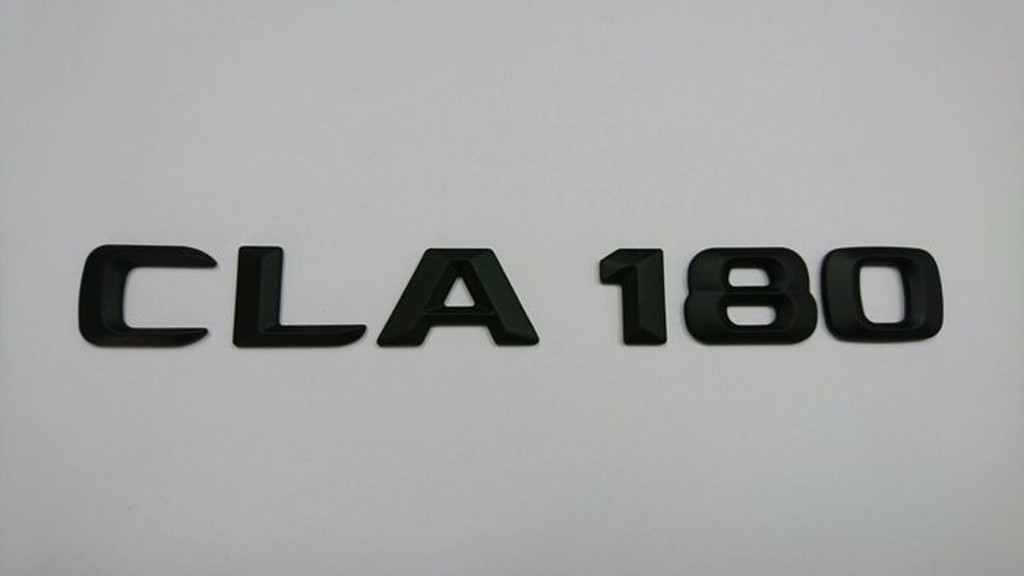 金螃蟹賓士 CLA 後車箱 字體 字標 消光黑 烤漆黑 "CLA 180" CLA220  CLA250 CLA45