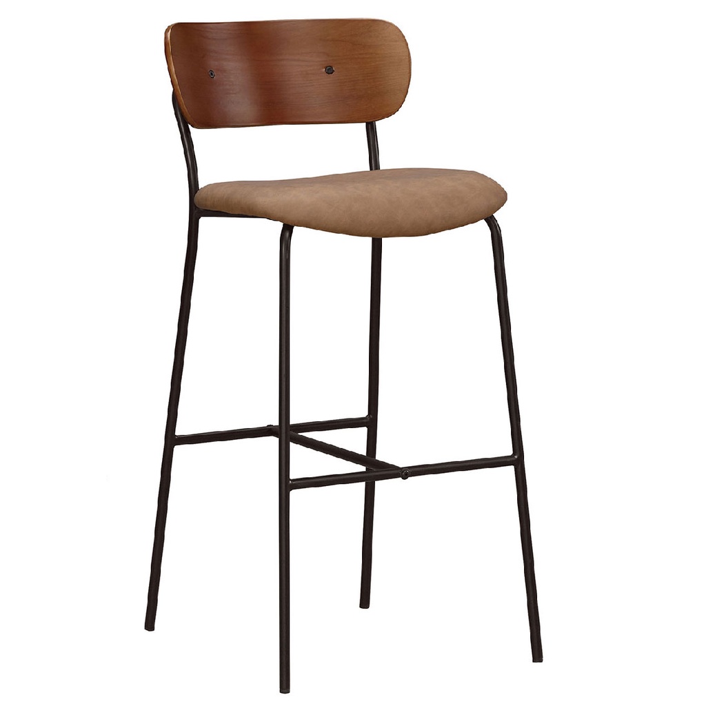 【44cm皮面吧台椅-A920-18】餐椅 北歐工業風 書桌椅 長凳 實木椅 皮椅布椅 餐廳吧檯椅 會議椅【金滿屋】