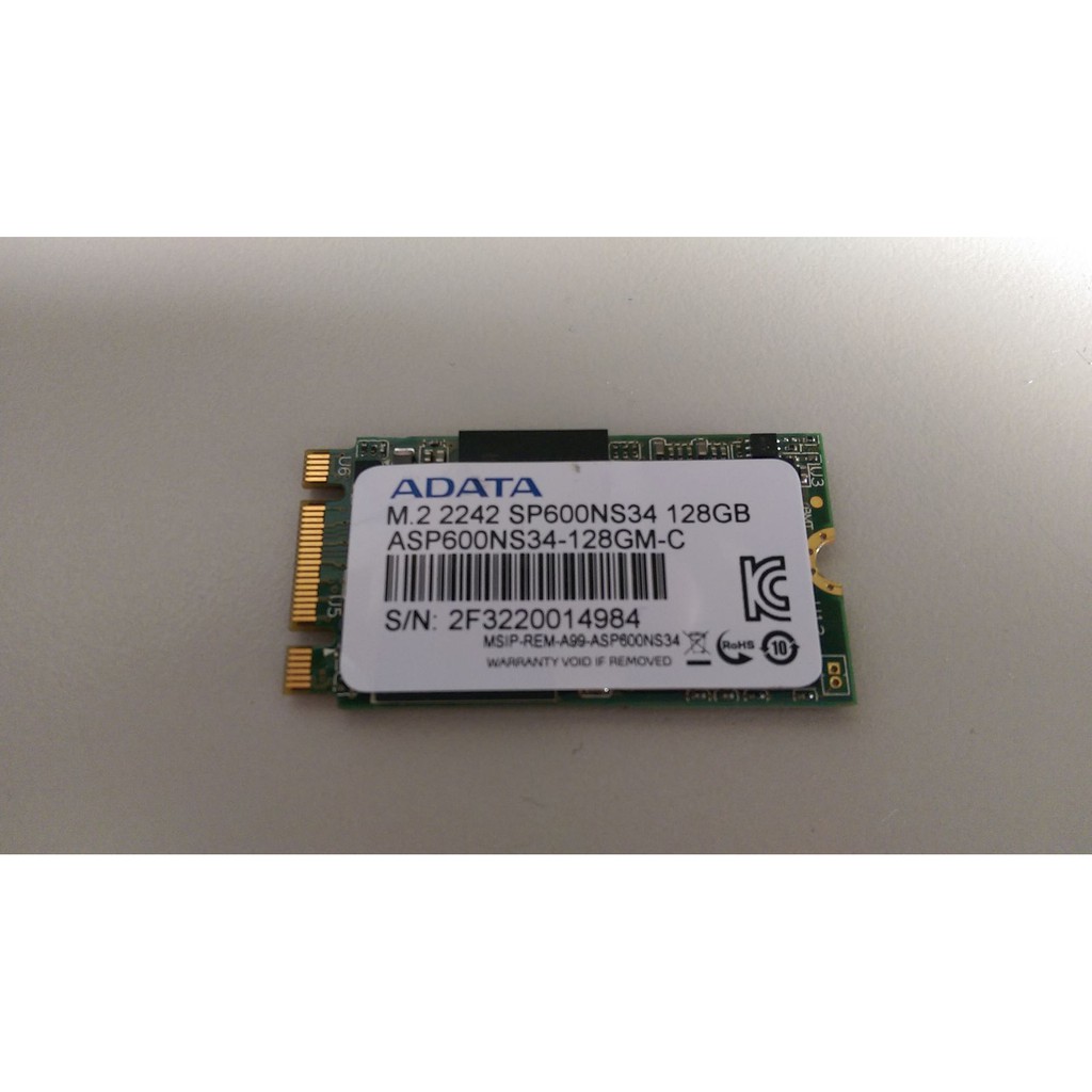 威剛 ADATA SP600 M.2 2242 128G SSD (MLC) (SATA MODE) 固態硬碟