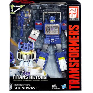 Hasbro 變形金剛 - 泰坦之戰 無敵戰將 W2 SOUNDWAVE 音波