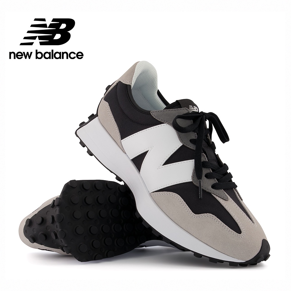 【New Balance】 NB 復古運動鞋_中性_灰黑色_MS327BD-D楦 (蝦皮獨家款) 327