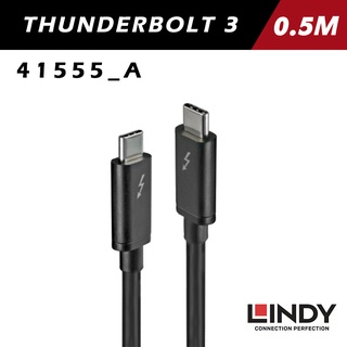 LINDY 林帝 被動式 THUNDERBOLT 3 INTEL 傳輸線 100W 0.5M