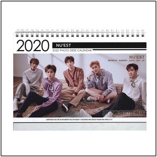 🔺現貨🔺 NU'EST 韓國進口 ARON JR 白虎 旼炫 REN 2020 ~ 2021 直立式照片桌曆