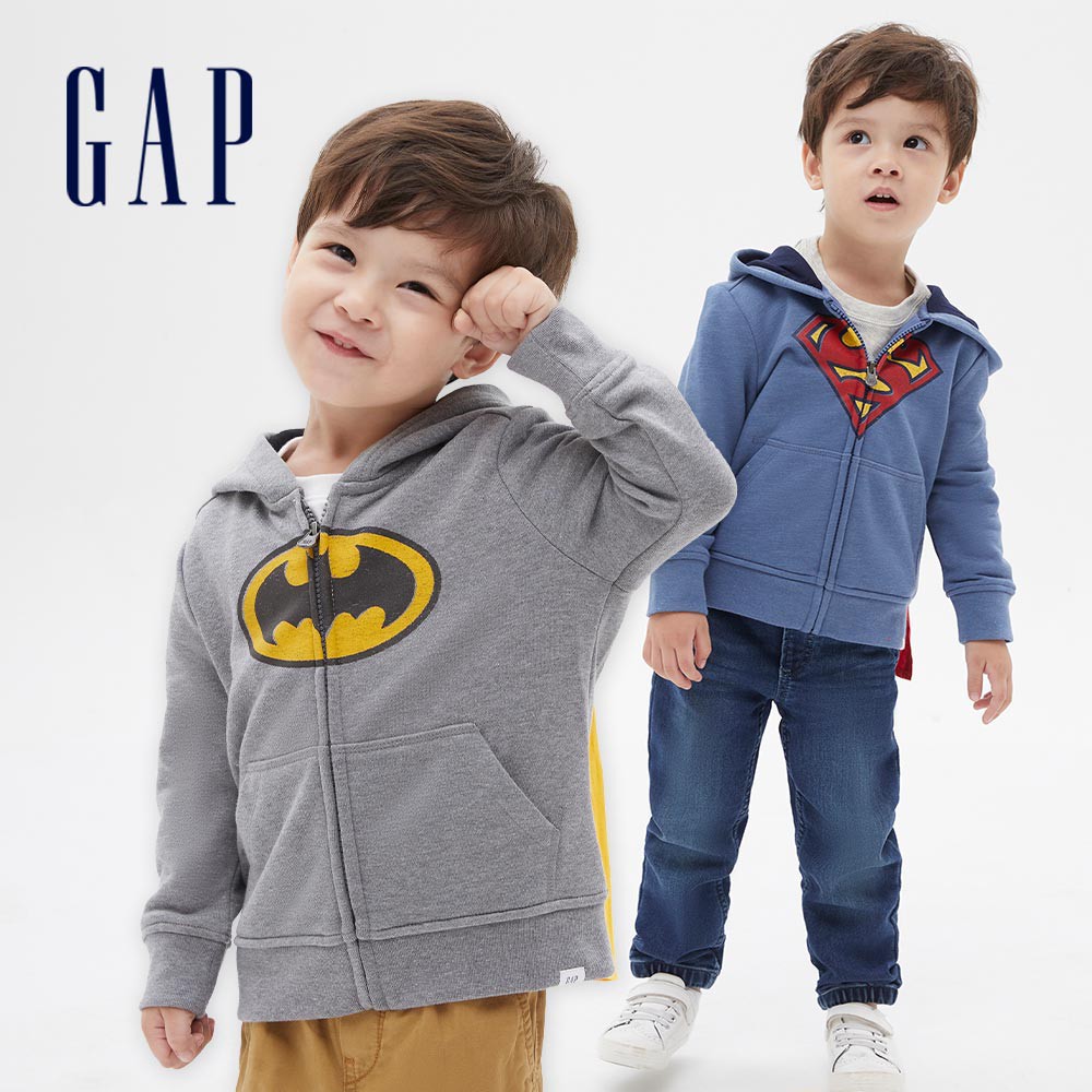 Gap 男幼童裝 Gap x Marvel漫威聯名 印花連帽外套-多色可選(551238)