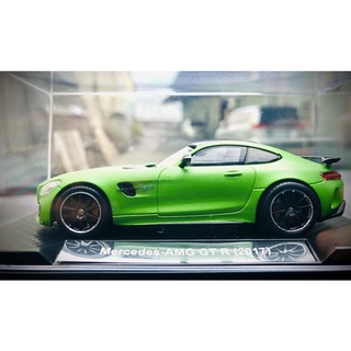 含壓克力防塵盒 711 7-11 Mercedes-AMG GTR Benz 1:43 1/43 限量模型車 絕版 賓士