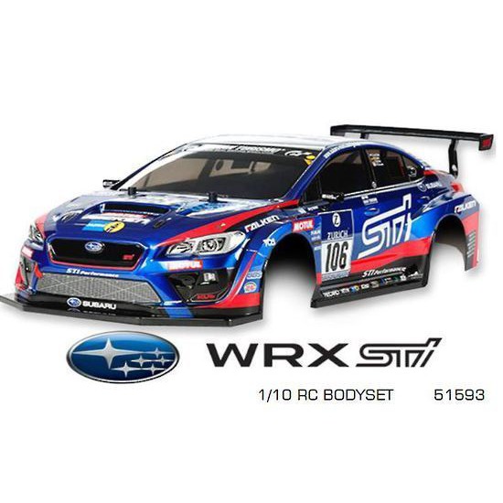 萬象遙控模型 TAMIYA 51593 1/10 SUBARU WRX STI 透明車殼