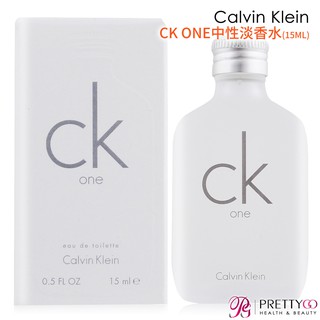 Calvin Klein CK ONE中性淡香水(15ML)【美麗購】