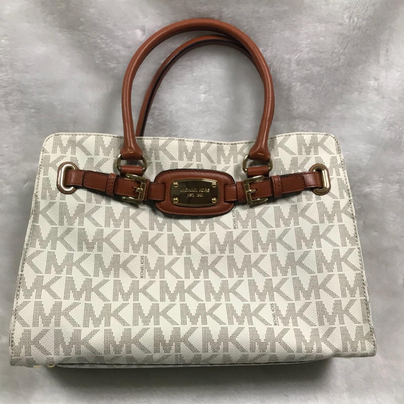 MICHAEL KORS MK 經典 LOGO 鐵鏈側背包 斜背包 手拿包 化妝包 小方包 公事包單肩包 斜跨包 托特包