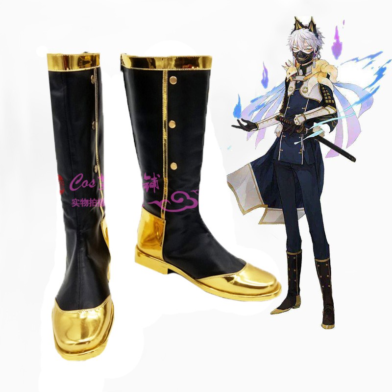 Mks 刀劍亂舞極化鳴狐極化cos鞋子cosplay鞋來圖定制動漫 蝦皮購物