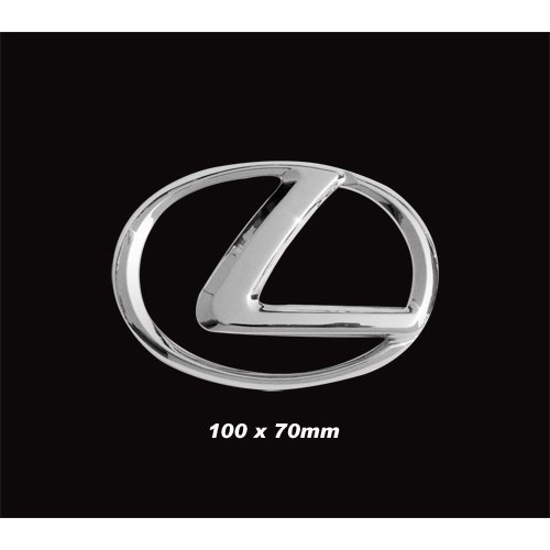 圓夢工廠 Lexus LS460 後車廂 鍍鉻標誌 字標 字貼 車標 同原廠尺寸 100 * 70mm