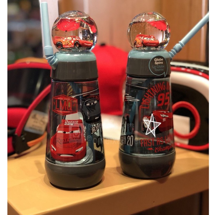 咩代購🌸香港迪士尼 CARS / 小美人魚 賽巴斯丁 吸管水壺