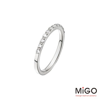 MiGO 珍愛白鋼戒指（現貨+預購）