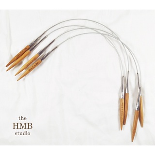 the HMB studio 竹柄鋼線輪針 環針 金屬環針 輪針 DIY手工 編織工具 手作工具 毛線 帽子 包包 圍巾