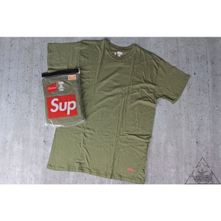 【HYDRA】Supreme Hanes Tagless Tee Olive 單件 軍綠 綠色 短T【SUP514】
