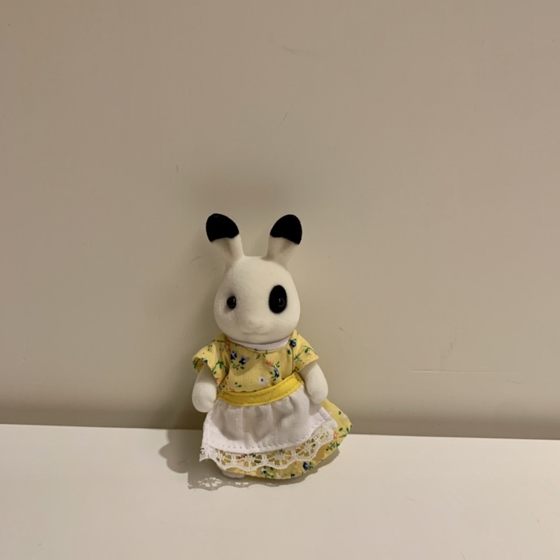 森林家族 黑眼圈兔子 偶