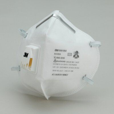 【台灣工寶】3M™ N95 經濟型拋棄式防塵口罩 9010V(20 個/盒)
