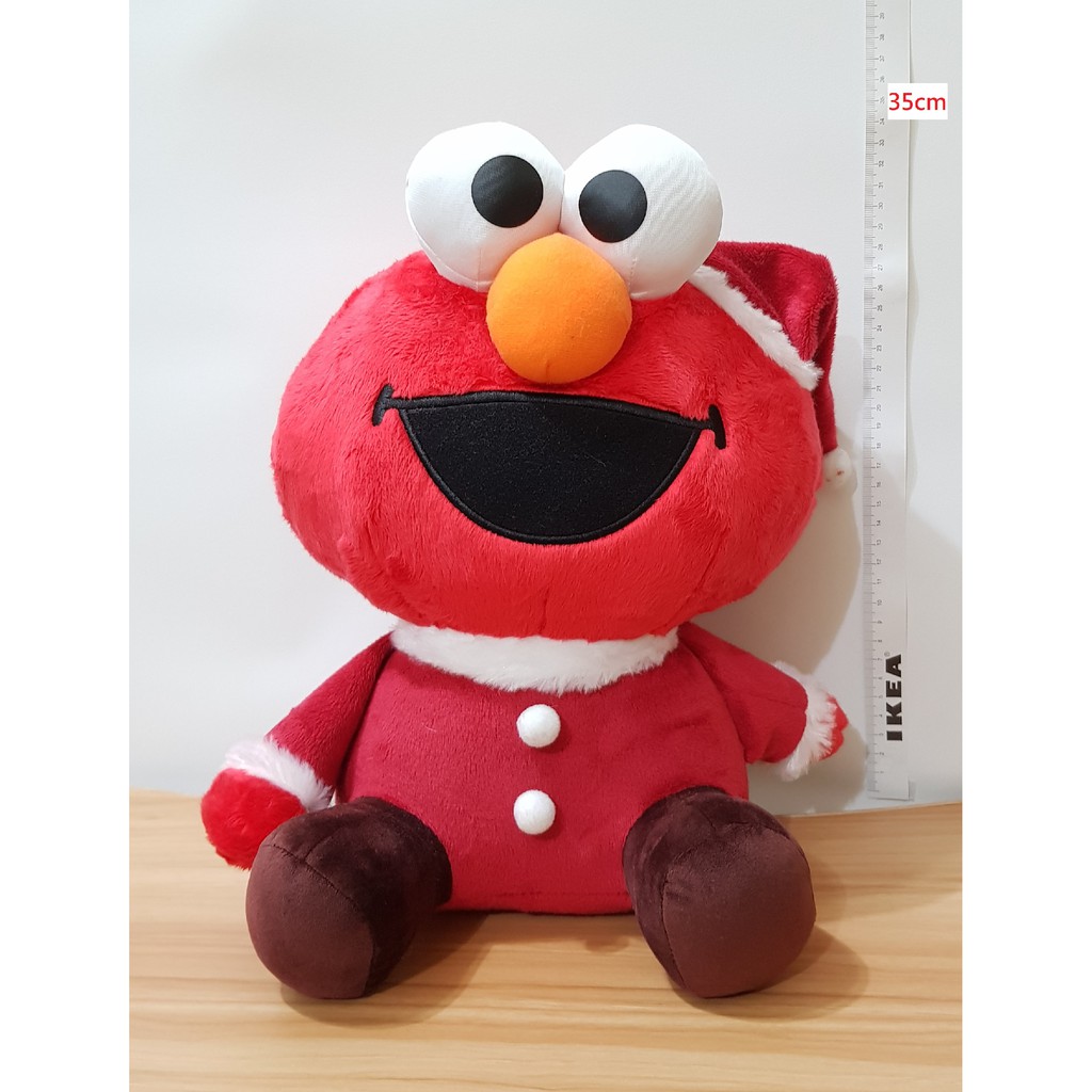 限量！日本景品 正版 芝麻街 Elmo 聖誕節款 娃娃 玩偶