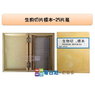 哥白尼的實驗室/生物/25種生物切片標本(安全塑膠片-中文版)/學校 補習班 安親班 科學營 自學 翻轉教室必備/