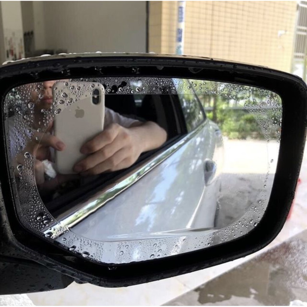 現貨 汽車後視鏡防雨膜 側窗倒後鏡 防水防霧 高清防雨貼膜 下雨天有效防水 防水膜