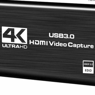 USB 3.0視頻採集卡 4K採集卡遊戲直播儲存4K60帶環出HDMI高清採集(全新、現貨、不用等)