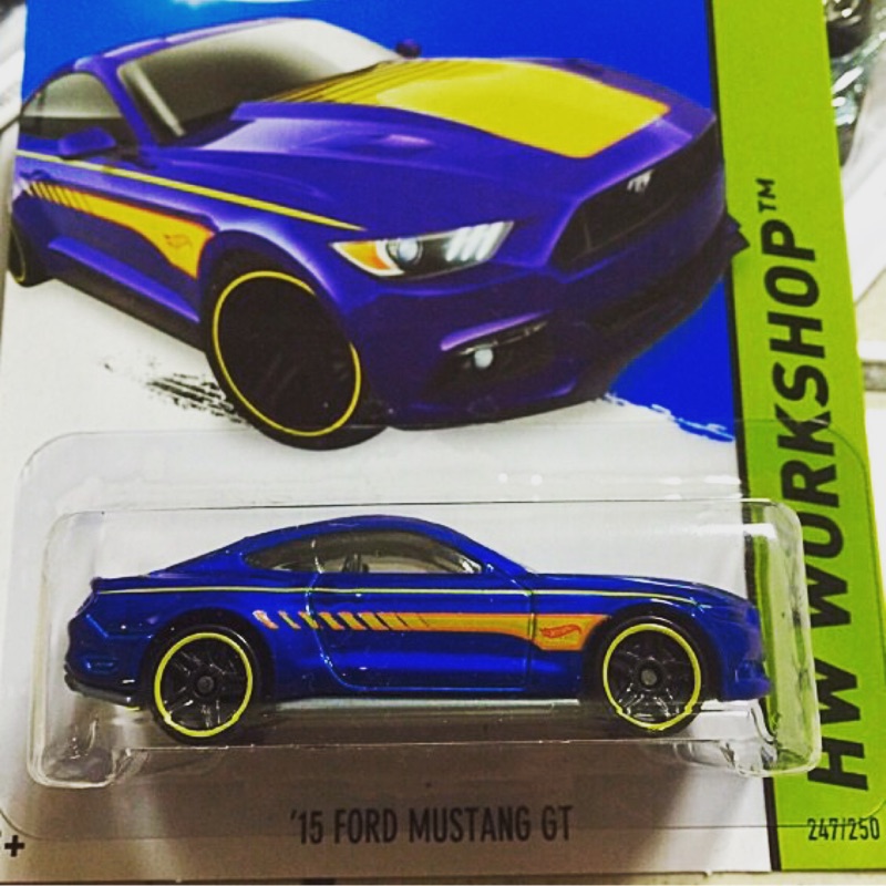 HotWheels 風火輪 Ford Mustang 福特 野馬 2015 GT500 藍色