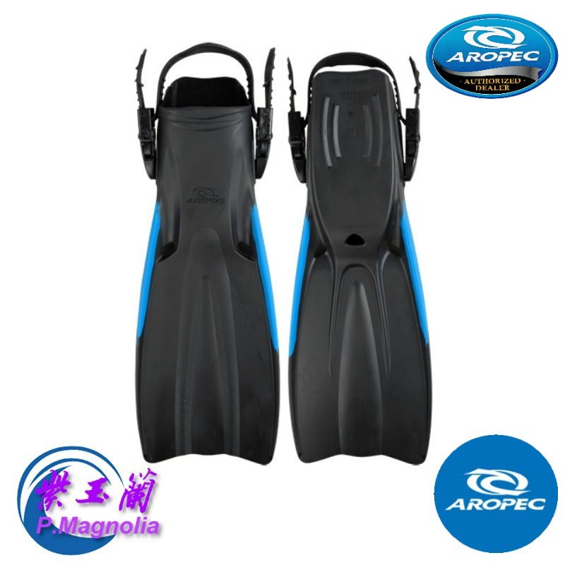 台灣現貨/【AROPEC】開口式潛水橡膠蛙鞋 – 紫玉蘭