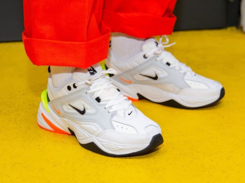 nike m2k tekno black red