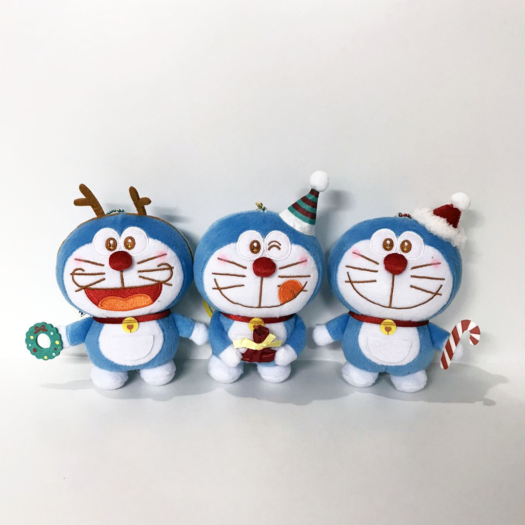 【阿巢的窩】日本SK JAPAN限定景品 ─ 哆啦A夢  聖誕造型娃娃(單售)