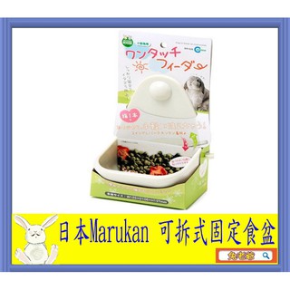 ※兔老爺※現貨快速出貨 日本Marukan 新式可拆式固定食盆MR-626 飼料盒 飼料盆 兔子 天竺鼠 食盒 餵食容