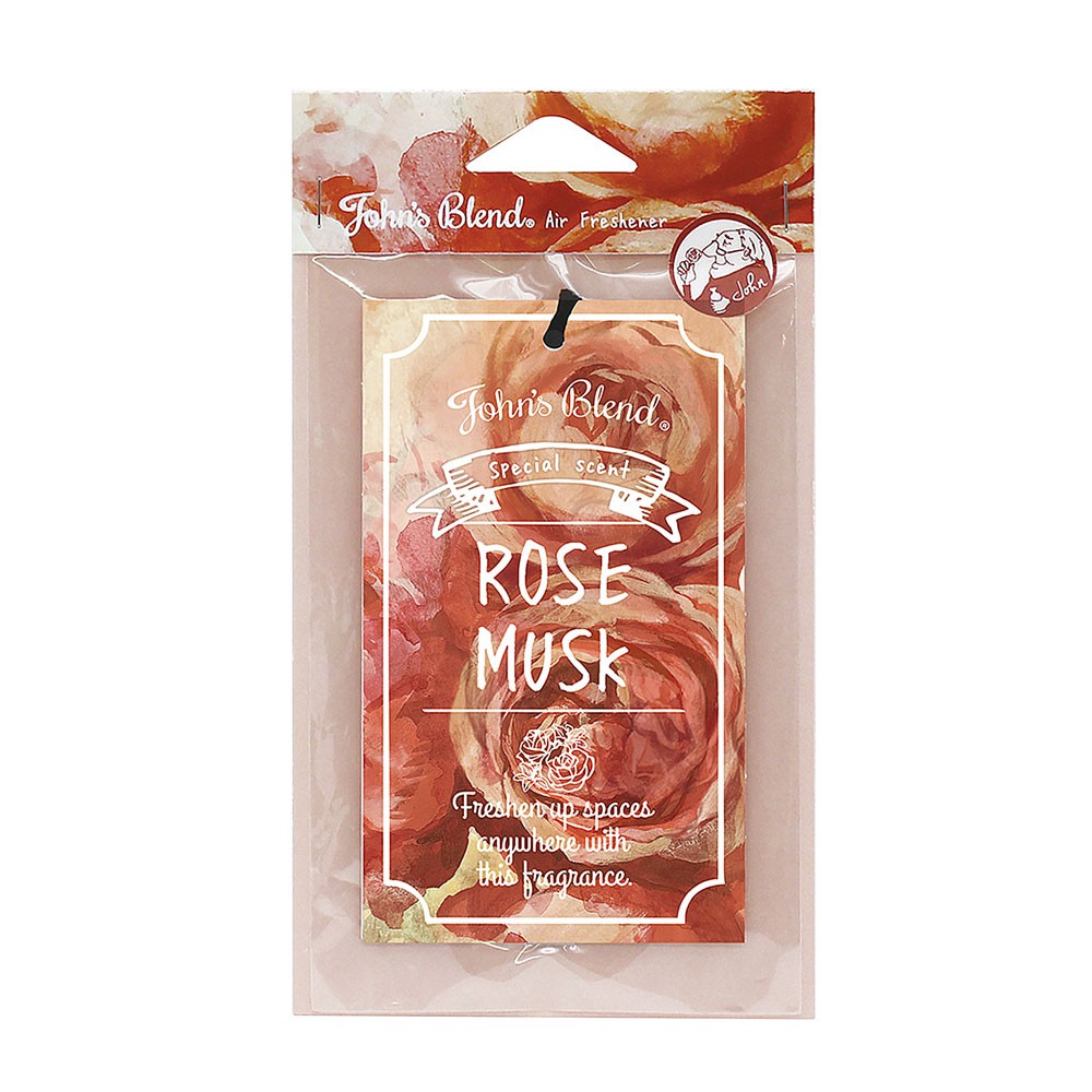 日本 John′s Blend ROSE MUSK 玫瑰麝香 香氛 吊卡 / 香片 (1入) 化學原宿