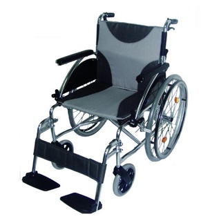 【海夫健康生活館】安愛 機械式輪椅(未滅菌) 康復 18吋 F19背折特製輪椅