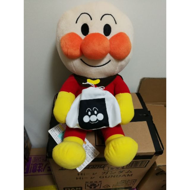 【AJ媽咪玩具鋪】代理版 SEGA 景品 麵包超人 絨毛娃娃 玩偶 Anpanman 三角飯糰造型 生日禮物 畢業禮物