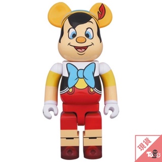 （現貨）BE@RBRICK 庫柏力克熊 皮諾丘pinocchio 小木偶 1000% 大娃 設計師玩具 限量 玩具有毒