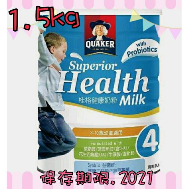 桂格 三益菌 健康奶粉 3-10歲 1.5kg