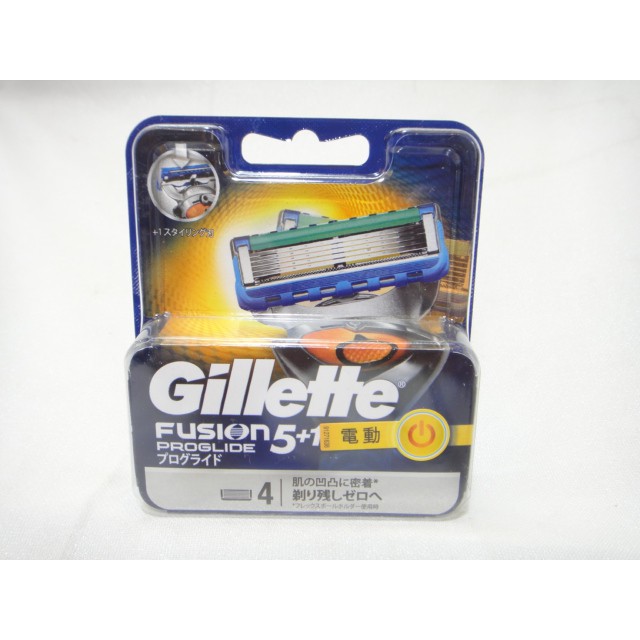 新款Gillette 吉列 fusion5+1 無感動力系列  刮鬍刀片/4入