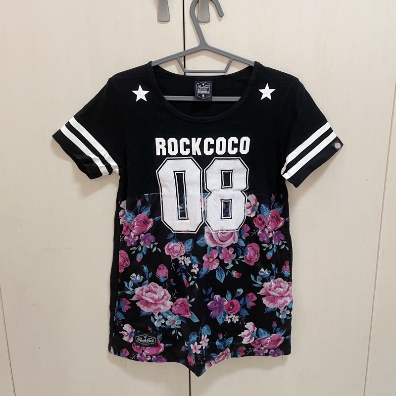 Rockcoco 黑色t shirt