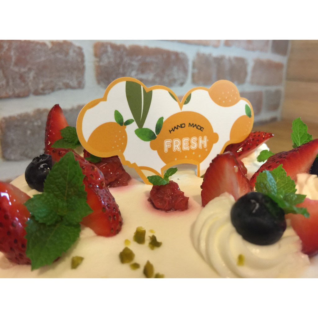 【栗子太太】✿ FRESH &amp; 檸檬 蛋糕插牌 蛋糕插牌 AS990023 ✿